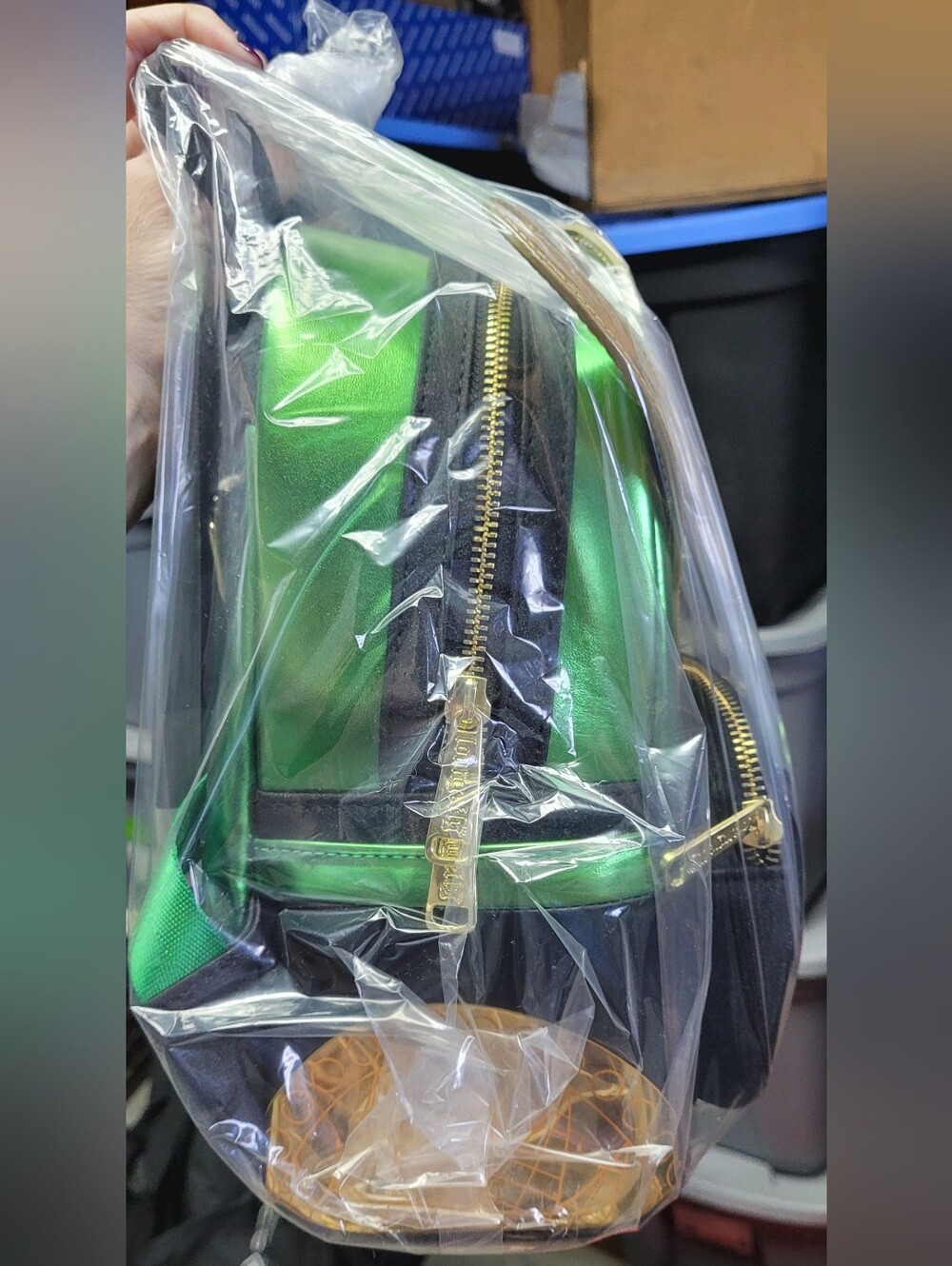 Loungefly Marvel Metallic Loki Mini Backpack - Picture 8 of 9